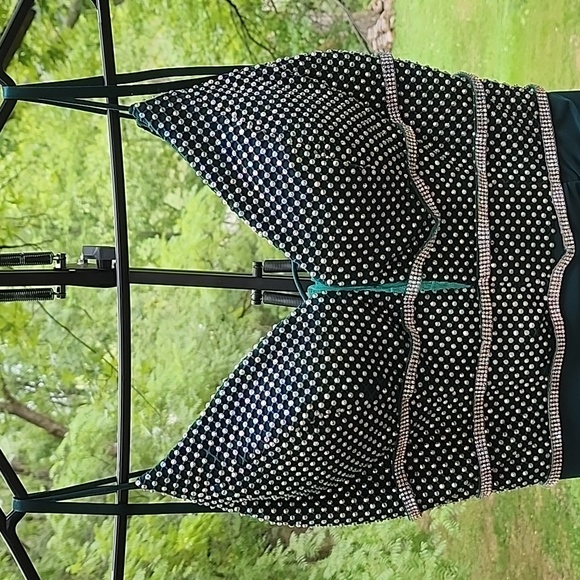 Colors Dress Stone Mesh Top Homecoming Dress Style#2779 in Deep Green EUC - Picture 5 of 10